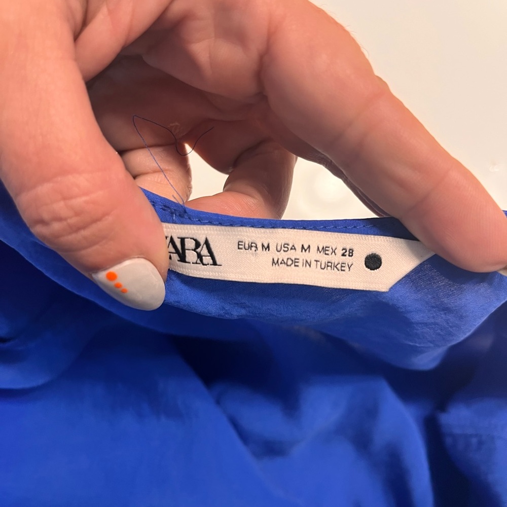 Zara Ruched Slip Dress - Picture 8 of 10